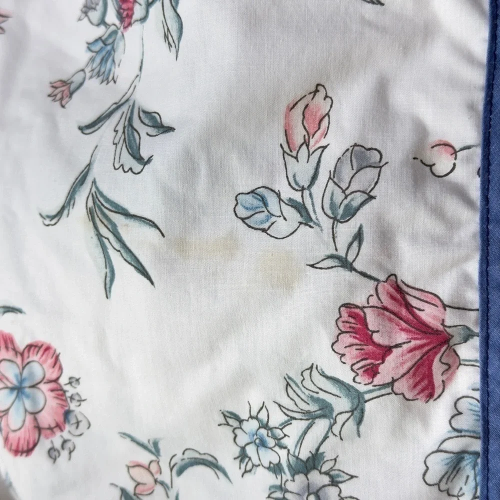 Vintage Laura Ashley Floral Bedskirt